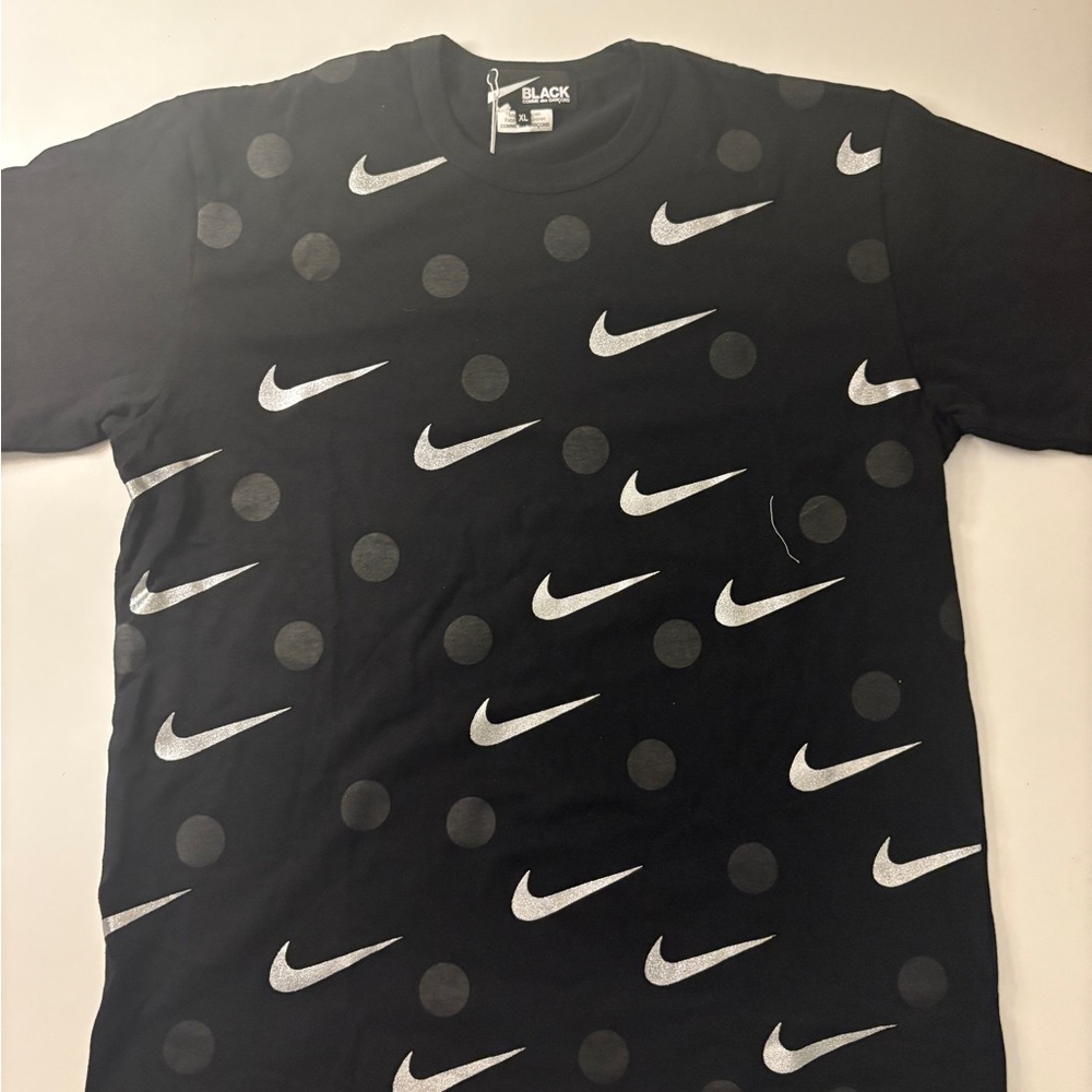 Comme des Garcons Black and White Polka Dot Tee